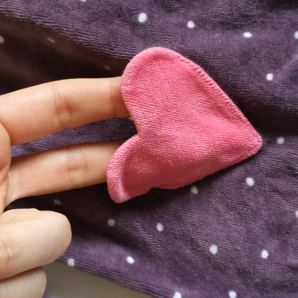 baby boden purple dotted velour swing dress with heart pockets 18-24 months girl - Picture 4 of 7